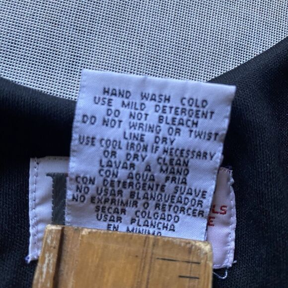 Vtg R&K ORIGINALS Dress Sleeveless Floral Whimsygoth Fairy Women 10 Petite Black - Picture 5 of 7